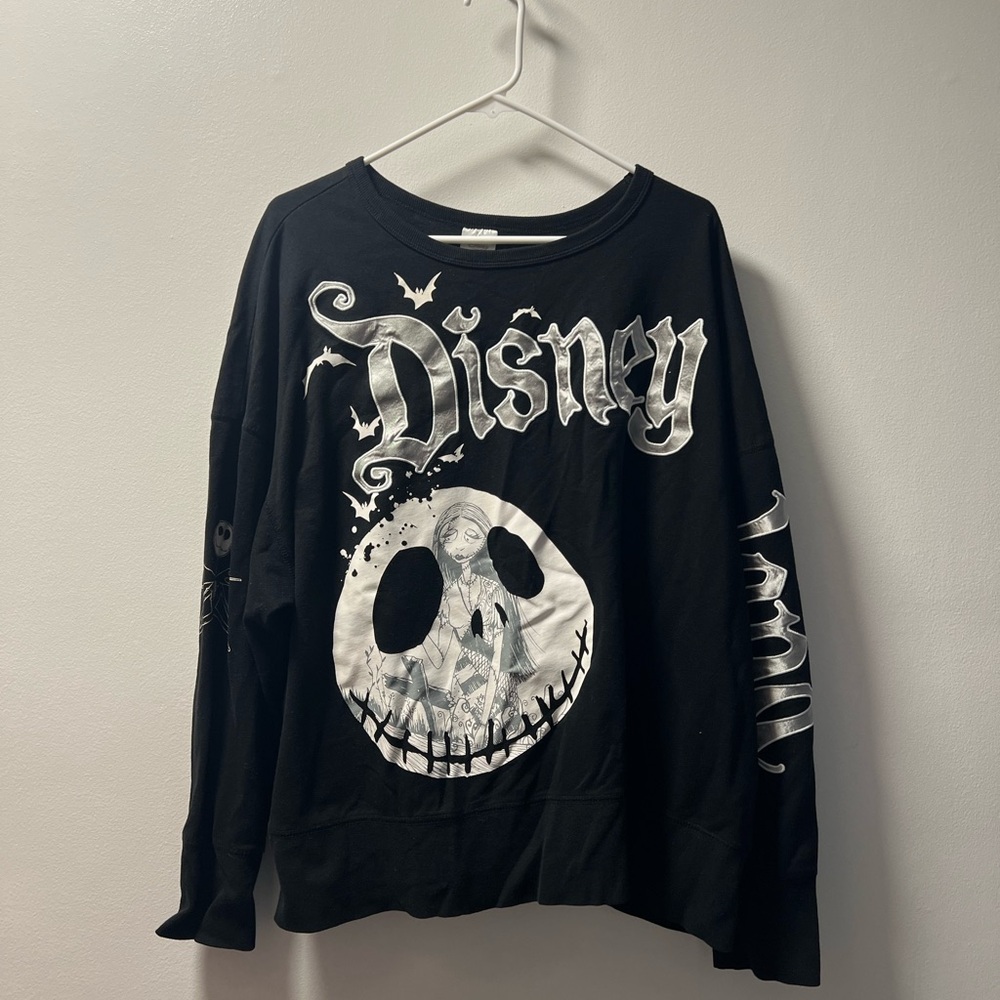 Disneyland Black Women’s Long Sleeve Shirt EUC